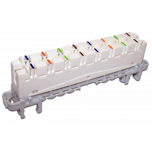 LSA PROFIL disconnection module, highband, 8 pairs, for back mount frame and profile rods